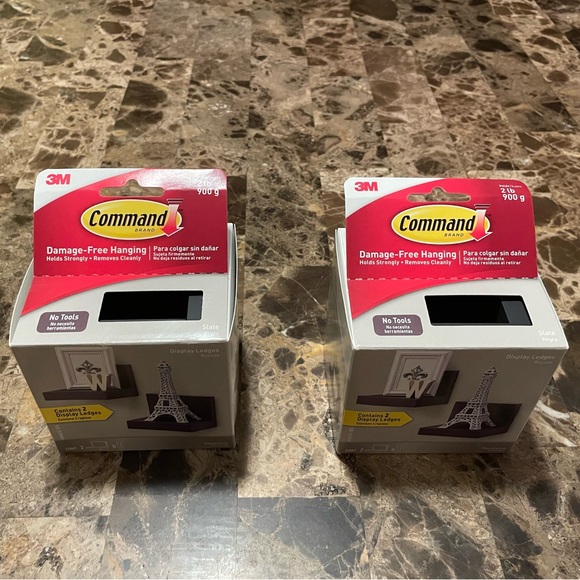 NEW Command Display Ledges Black - Picture 2 of 6